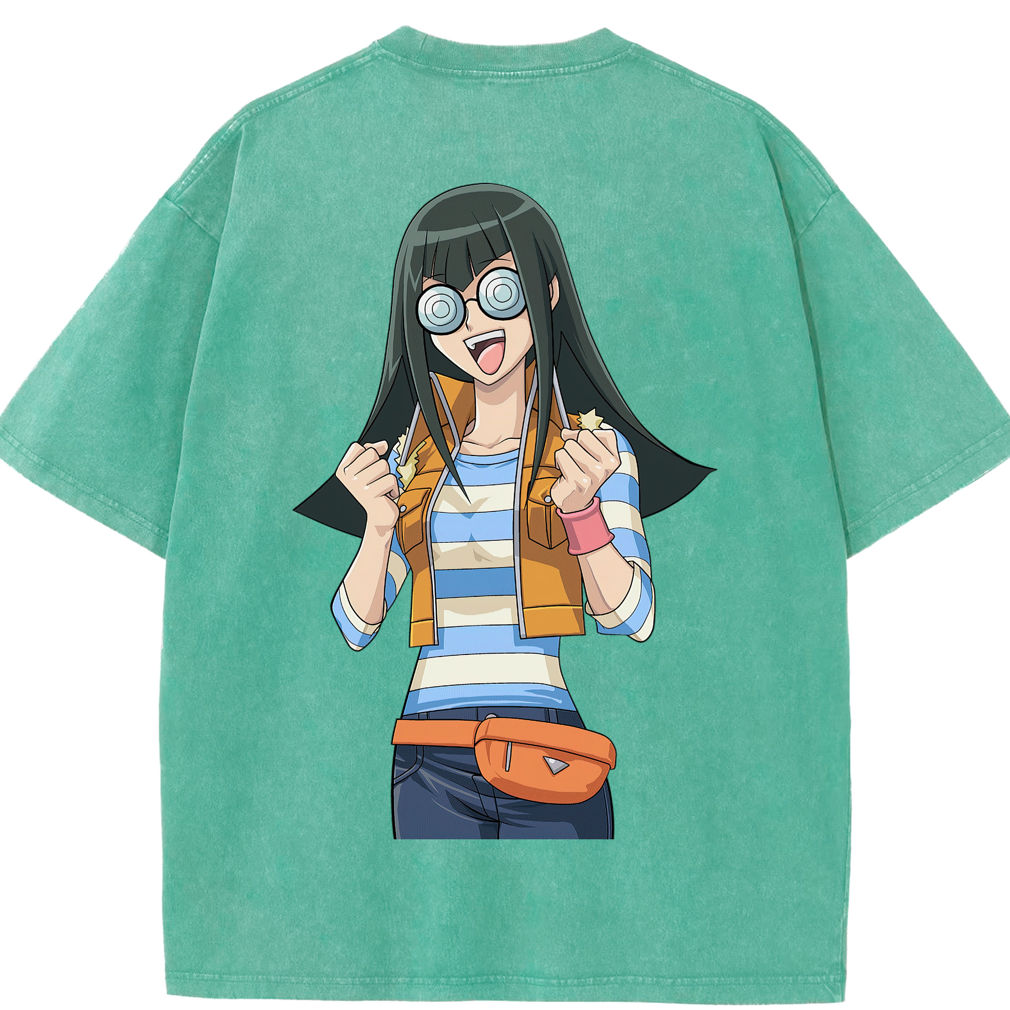 （画像用） 遊☆戯☆王 Yu-Gi-Oh! 綿100% ヴィンテージ風 半袖Tシャツ（背面プリント）